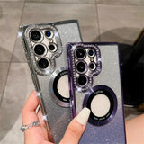 Luxury Diamond Frame Magnetic Samsung Case