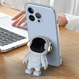 Astronaut Stand with Lanyard Samsung Cases