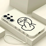 Cartoon Matchman Luxury Samsung Cases