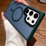 Matte Transparent Armor Shockproof Samsung Case