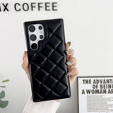 Geometric Diamond Lattice Samsung Galaxy Cases - CaseShoppe For Samsung S23 / Black
