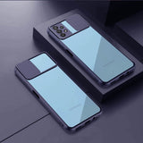 Modern Transparent Camera Lens Samsung Case - CaseShoppe For Samsung S20 FE / Dark Blue