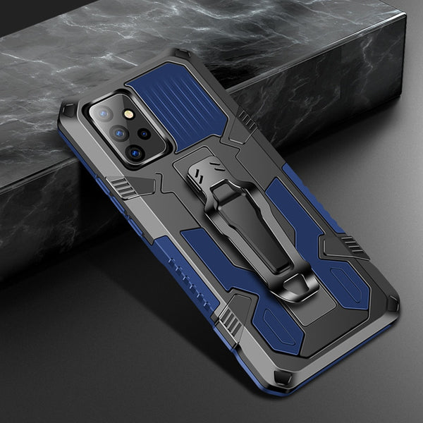 Stone Strong Armor Samsung Case - CaseShoppe Samsung Galaxy S22 Ultra / Navy Blue