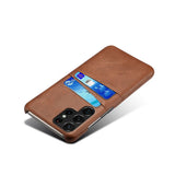 Dual Credit Card Slots Leather Samsung Cases - CaseShoppe