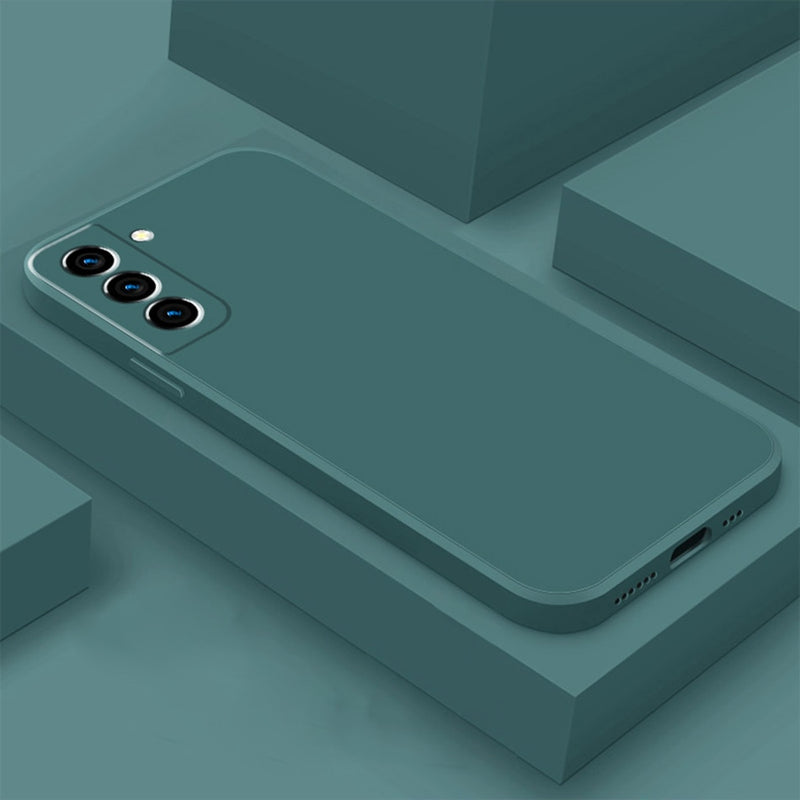 Elegant Liquid Silicone Samsung Case - CaseShoppe Samsung S23 Ultra / Dark Green