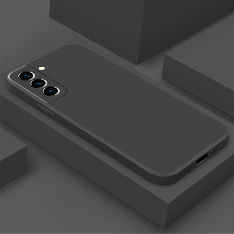 Elegant Liquid Silicone Samsung Case - CaseShoppe Samsung S23 Ultra / Black