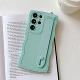 Candy Wristband Holder Samsung Cases - CaseShoppe For Samsung S23 Ultra / Light Blue