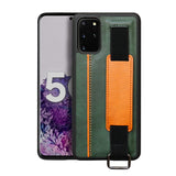 Leather Wallet Samsung Cases with Strap - CaseShoppe Samsung S22 Plus / Green