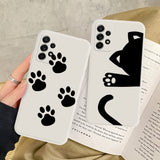 Cute Black Cat Samsung Galaxy Cases - CaseShoppe