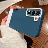 Luxury Shockproof Samsung Cases - CaseShoppe Samsung S22 / Blue White