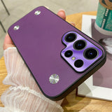 Vintage Leather Plating Samsung Cases