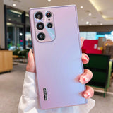 Matte Metallic Shockproof Samsung Case - CaseShoppe Samsung S22 Ultra / Purple