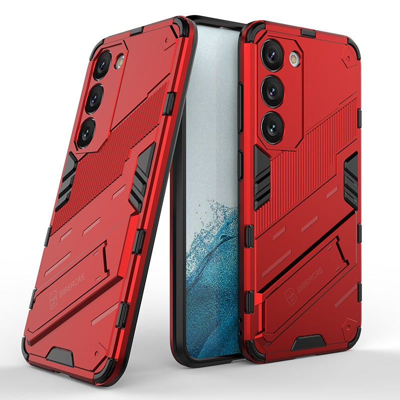 Military Grade Heavy Duty Samsung S23 Cases - CaseShoppe For Samsung S23 Ultra / Red