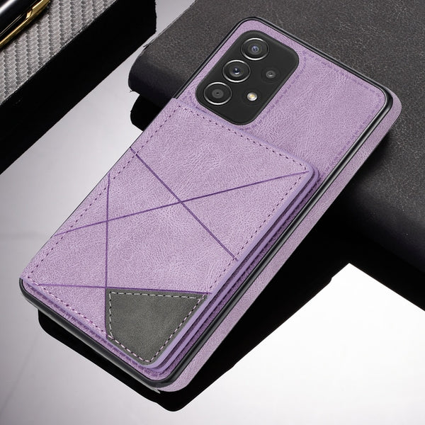 Smart Storage Leather Wallet Samsung Cases - CaseShoppe Galaxy Note 20 Ultra / Purple