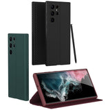 Flip Cover Leather Samsung S23 Cases - CaseShoppe