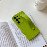 Candy Wristband Holder Samsung Cases - CaseShoppe For Samsung S23 Ultra / Mint Green