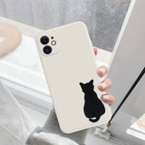 Cute Black Cat Samsung Galaxy Cases - CaseShoppe