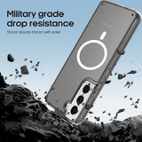 Transparent Magnetic Wireless Charging Samsung Cases