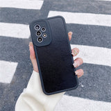 Premium Leather Silicone Bumper Samsung Cases - CaseShoppe