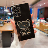 Soft Luxury Plating Stand Samsung Galaxy Cases