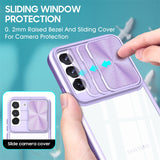 Transparent Acrylic Samsung Cases with Camera Cover