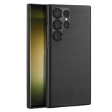 Thin Full Leather Wrap Samsung 23 Cases - CaseShoppe Samsung Galaxy S23 Ultra / Black