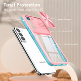 Transparent Acrylic Samsung Cases with Camera Cover
