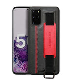 Leather Wallet Samsung Cases with Strap - CaseShoppe Samsung S22 Plus / Black