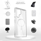 Transparent Magnetic Wireless Charging Samsung Cases