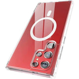 Transparent Magnetic Wireless Charging Samsung Cases