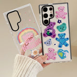 Cute Bear & Rainbow Samsung Cases - CaseShoppe