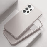 Liquid Silicone Samsung Case - CaseShoppe For Samsung S21 Ultra / White