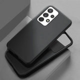 Liquid Silicone Samsung Case - CaseShoppe For Samsung S21 Ultra / Black