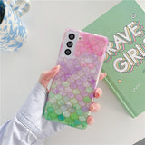 Mermaid Scales Pattern Samsung Cases - CaseShoppe For Samsung Note 20 / d