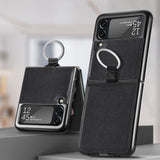 Classic Samsung Flip Case with Ring - CaseShoppe Black