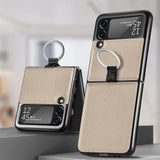 Classic Samsung Flip Case with Ring - CaseShoppe Khaki