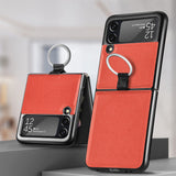 Classic Samsung Flip Case with Ring - CaseShoppe Orange
