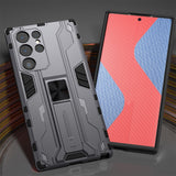Sturdy Armor Samsung Case - CaseShoppe Samsung Galaxy S21 FE / Gray