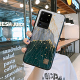 Gold Foil Feather Samsung Cases - CaseShoppe Samsung S22 Ultra / 08