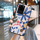 Gold Foil Feather Samsung Cases - CaseShoppe Samsung S22 Ultra / 10