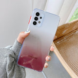 Rainbow Gradient Samsung Case - CaseShoppe Samsung A52 4G or 5G / Red