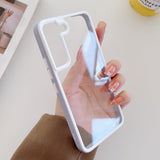 Pastel Border Transparent Samsung Cases - CaseShoppe Samsung Galaxy A13 5G / Purple