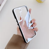 Pastel Border Transparent Samsung Cases - CaseShoppe Samsung Galaxy S22 Plus / Black