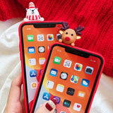 3D Reindeer Santa Snowman Christmas Samsung Galaxy Cases