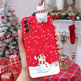 Christmas 3D Bear Santa Reindeer Samsung Galaxy Cases
