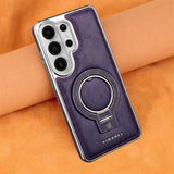360 ° Rotating Bracket Leather Samsung Galaxy Case