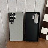 Shockproof Plaid Matte Samsung Galaxy Case