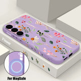 Flower Magsafe Soft Samsung Case