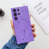 Luxury colorful Wireless Charging Samsung Galaxy Cases - CaseShoppe For Samsung S23 Ultra / Purple