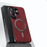 Leather Magnetic Samsung Galaxy Case
